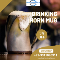 Viking Drinking Horn Seller in Sweden