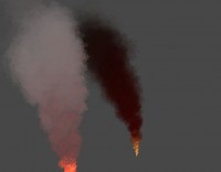 High presuure fire + smoke