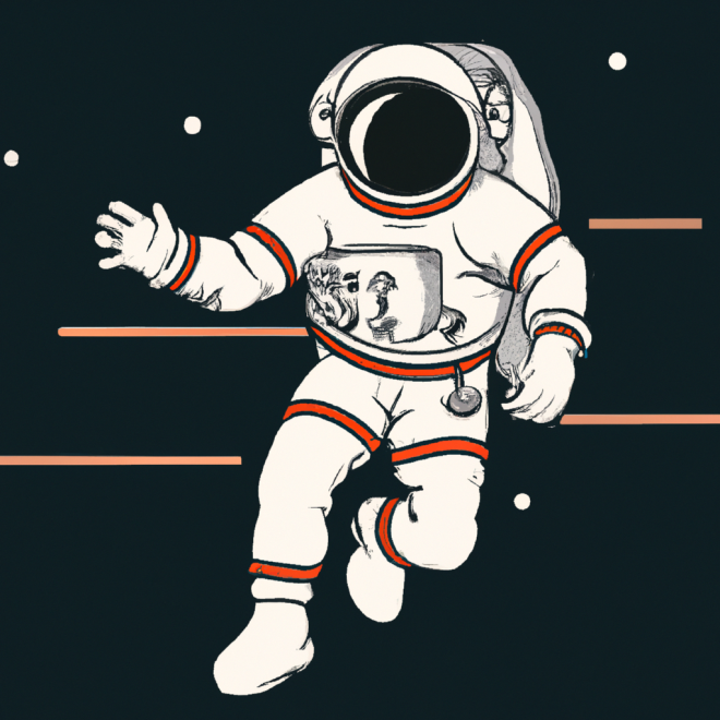 astronaut lost in space